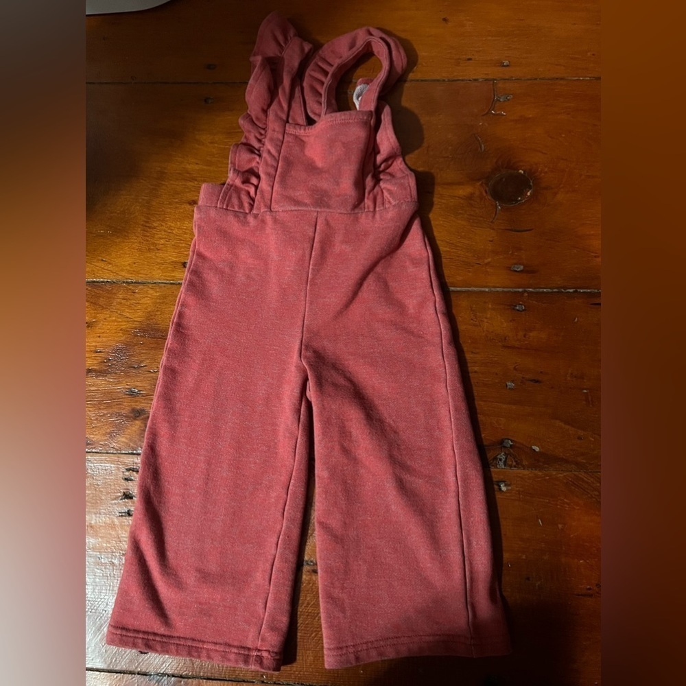Pastourelle by Pippa & Julie overalls soft cotton size 2T bow long pants